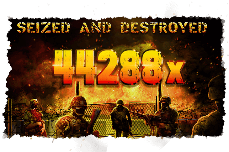 Seized and Destroyed