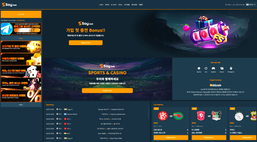 세이벳 - 신속한 결제 프로세스와 풍성한 프로모션으로 호평받고 있는 안전놀이터!