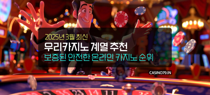 2025년 3월 우리카지노 계열 추천 및 안전한 온라인 카지노 순위