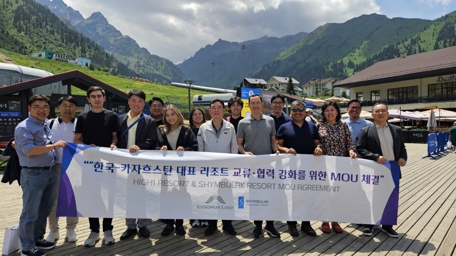 카자흐스탄 침블락 리조트와의 업무 협약 체결