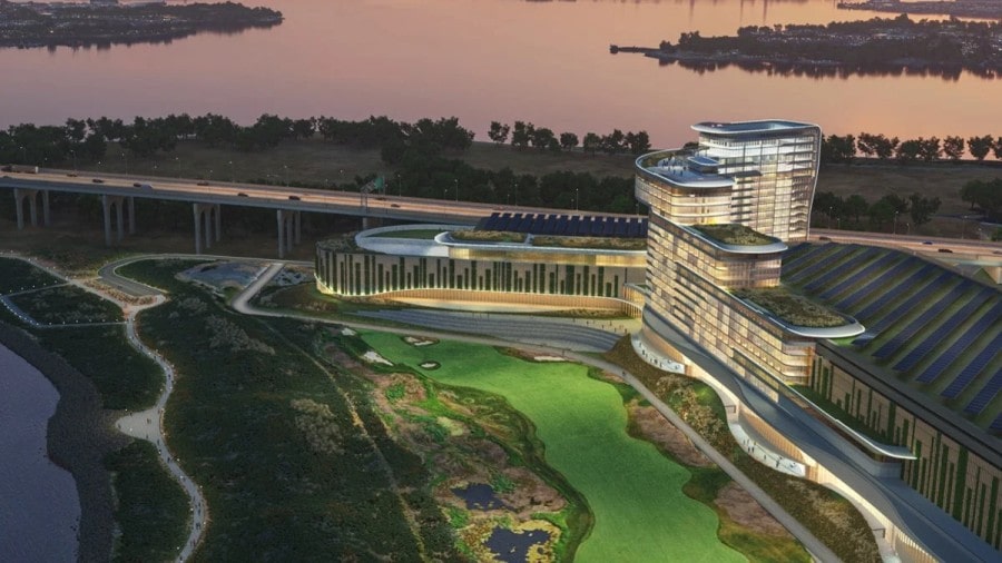 브롱크스(Bronx) 지역에 들어서게 될 발리스(Bally's) 카지노 리조트 조감도