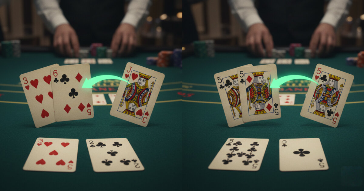 바카라 써드 카드(Third Card): 추가 카드 배분 규칙과 조건 완벽 정리