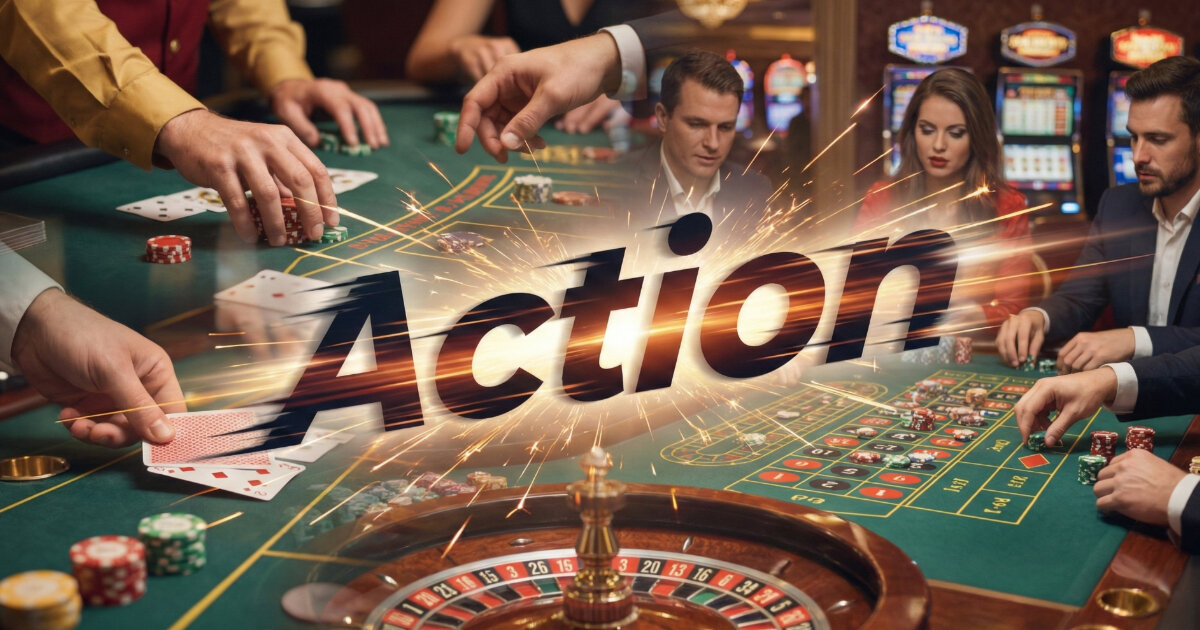 액션(Action)이란 무엇인가? 카지노 베팅 행위와 총 누적액의 정의