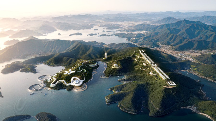 통영시 중심 남해안 일대에 복합해양관광단지 조성