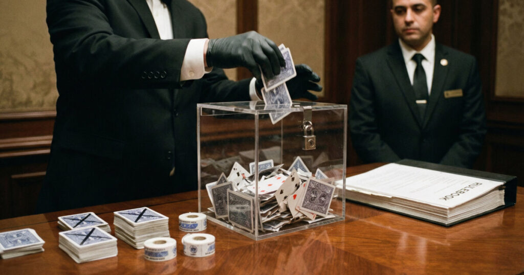 카지노의 질서를 완성하는 투명한 기록, 디스카드의 본질