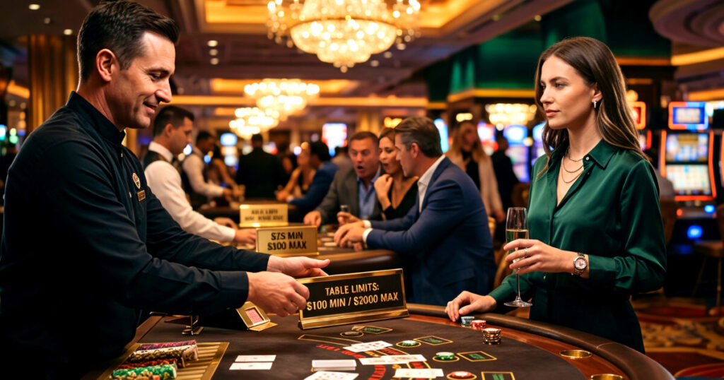 현장의 리얼리티: 테이블 리밋 사인이 말해주는 객장의 공기와 대화