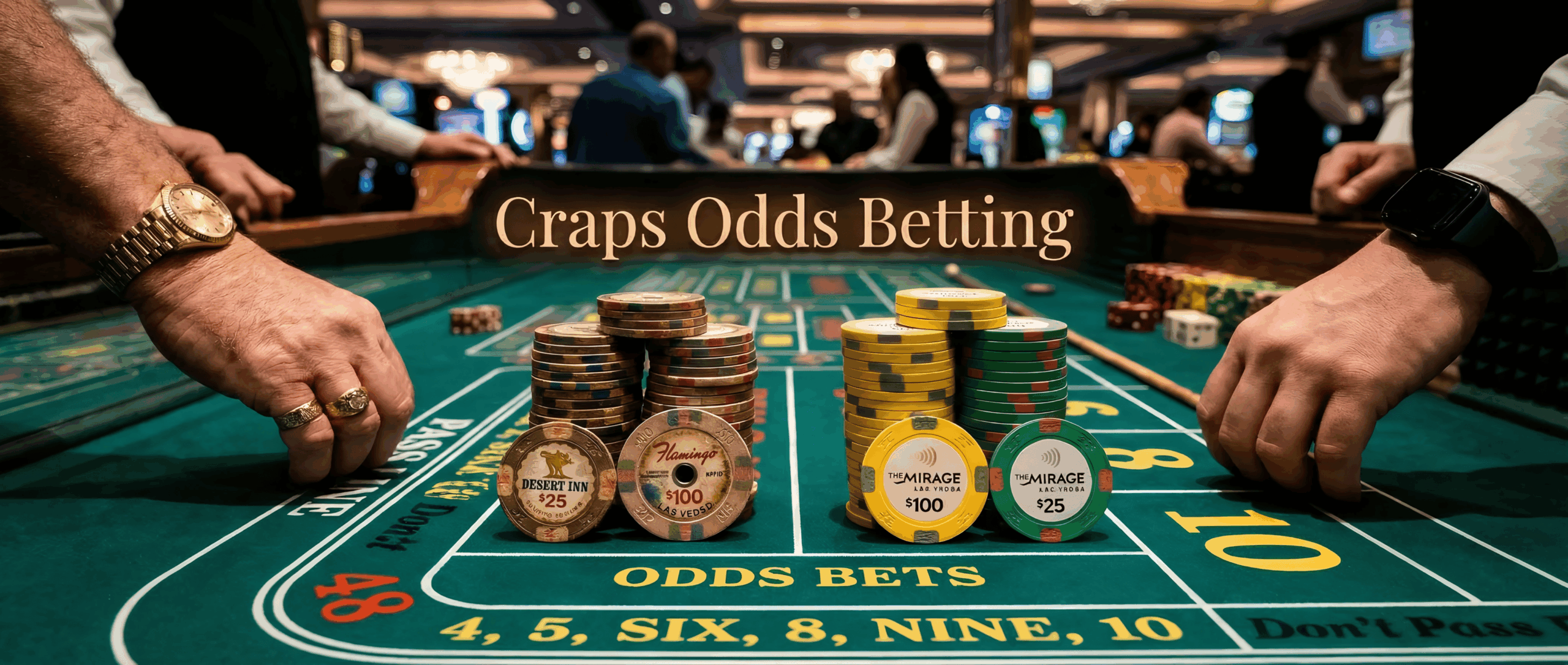 크랩스 오즈 베팅(Odds Betting): 하우스 엣지 없는 유일한 베팅의 규칙과 중요성