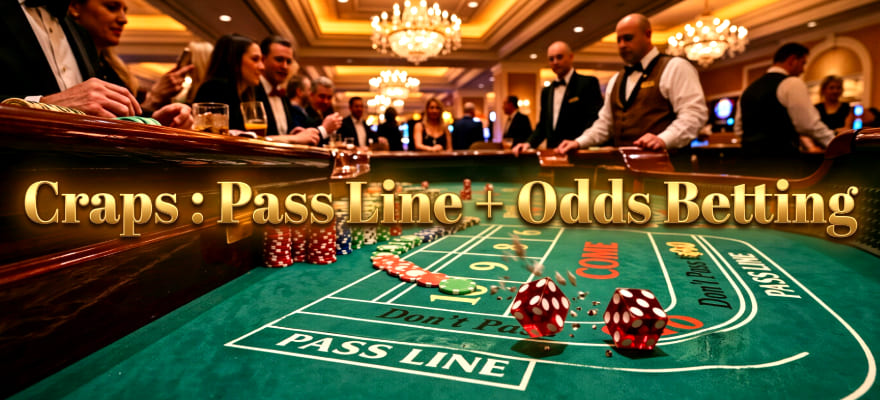 크랩스(Craps): 패스 라인과 오즈 베팅의 수학적 원리와 전략 정의