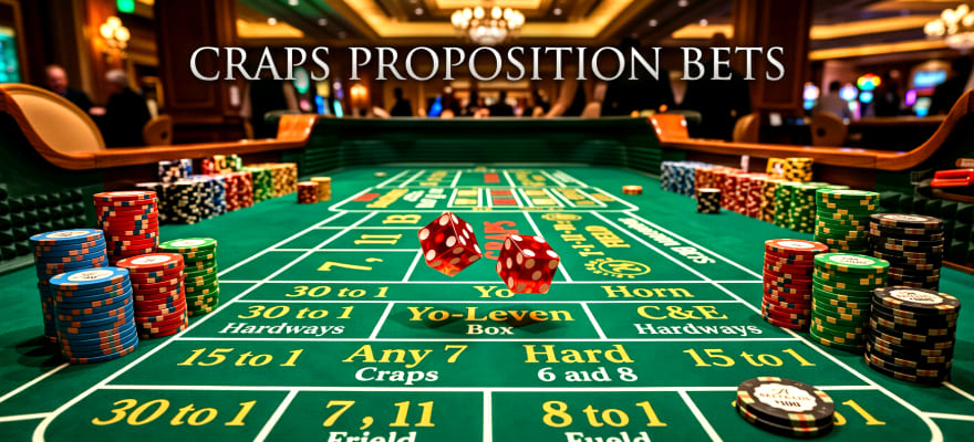 크랩스 제안 베팅(Proposition Bets): 높은 하우스 엣지와 베팅 잔략 완벽 가이드