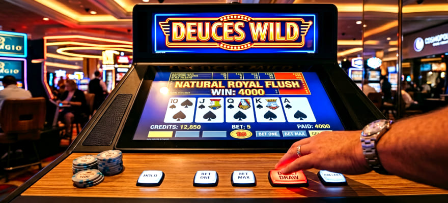 듀스 와일드(Deuces Wild): 비디오 포커 규칙 및 핸드 순위 완벽 가이드