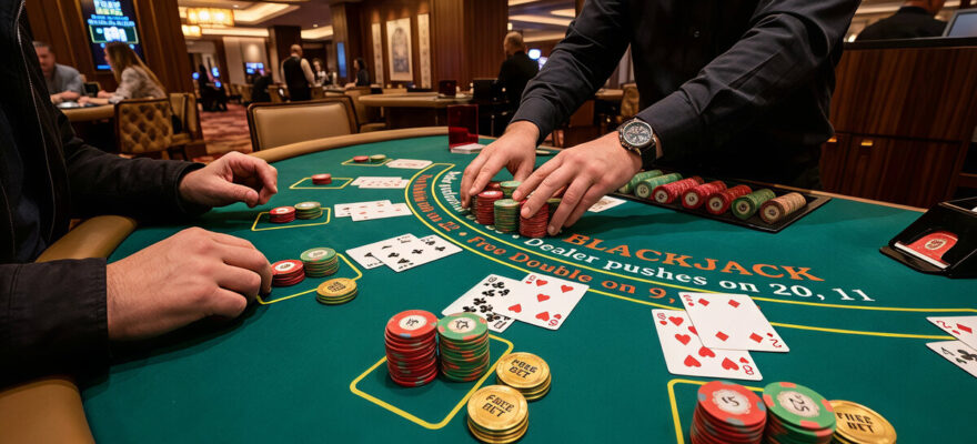 프리 벳 블랙잭(Free Bet Blackjack): 무료 더블 및 스플릿 규칙 완전 정복