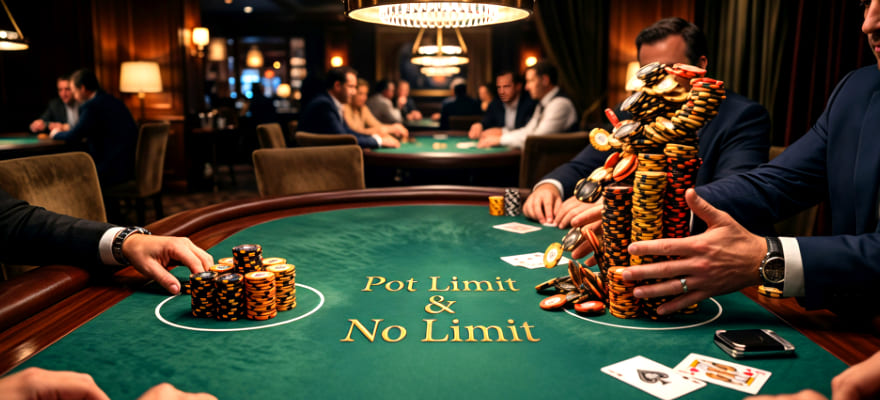 홀덤 베팅 구조: 팟 리밋(Pot Limit)과 노 리밋(No Limit)의 정의 및 차이점