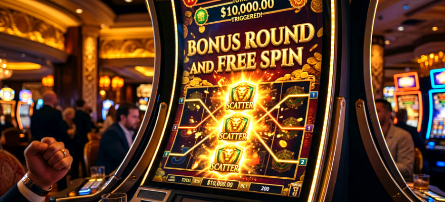 슬롯머신(Slot Machine): 보너스 라운드와 프리 스핀의 트리거 조건 및 진행 원리