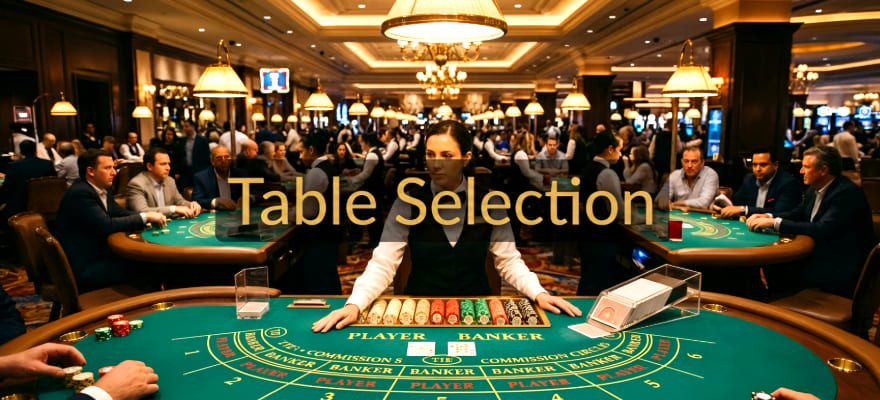 테이블 선택(Table Selection): 자금 규모별 적정 베팅 한도 및 기준 가이드