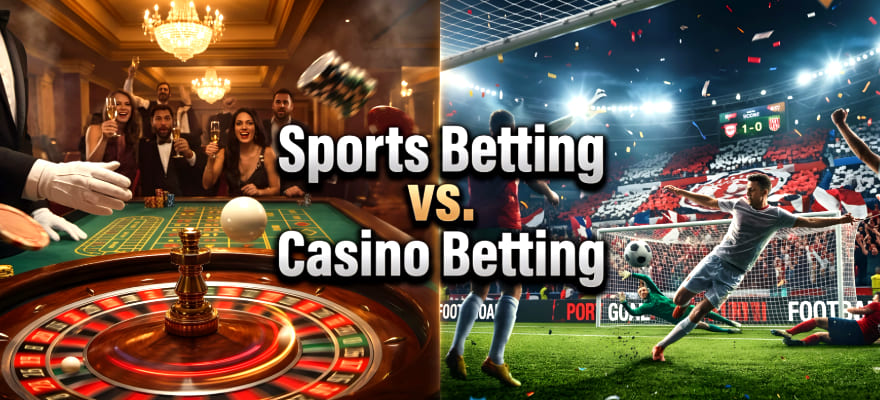 스포츠 베팅과 카지노 베팅(Sports Bet vs Casino Bet): 핵심적인 차이점과 시스템 구조 비교 분석