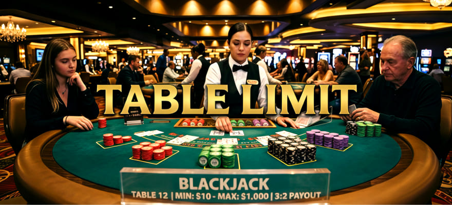 테이블 리밋(Table Limit): 카지노 베팅의 최소 및 최대 한도의 정의 규칙 분석