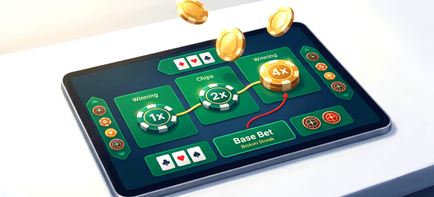 파로리 시스템 베팅(Paroli Betting System): 역마틴 전략의 활용 방법과 주의점