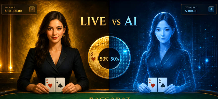 라이브 카지노 vs AI 딜러 게임의 승률 차이 분석 및 선정 노하우
