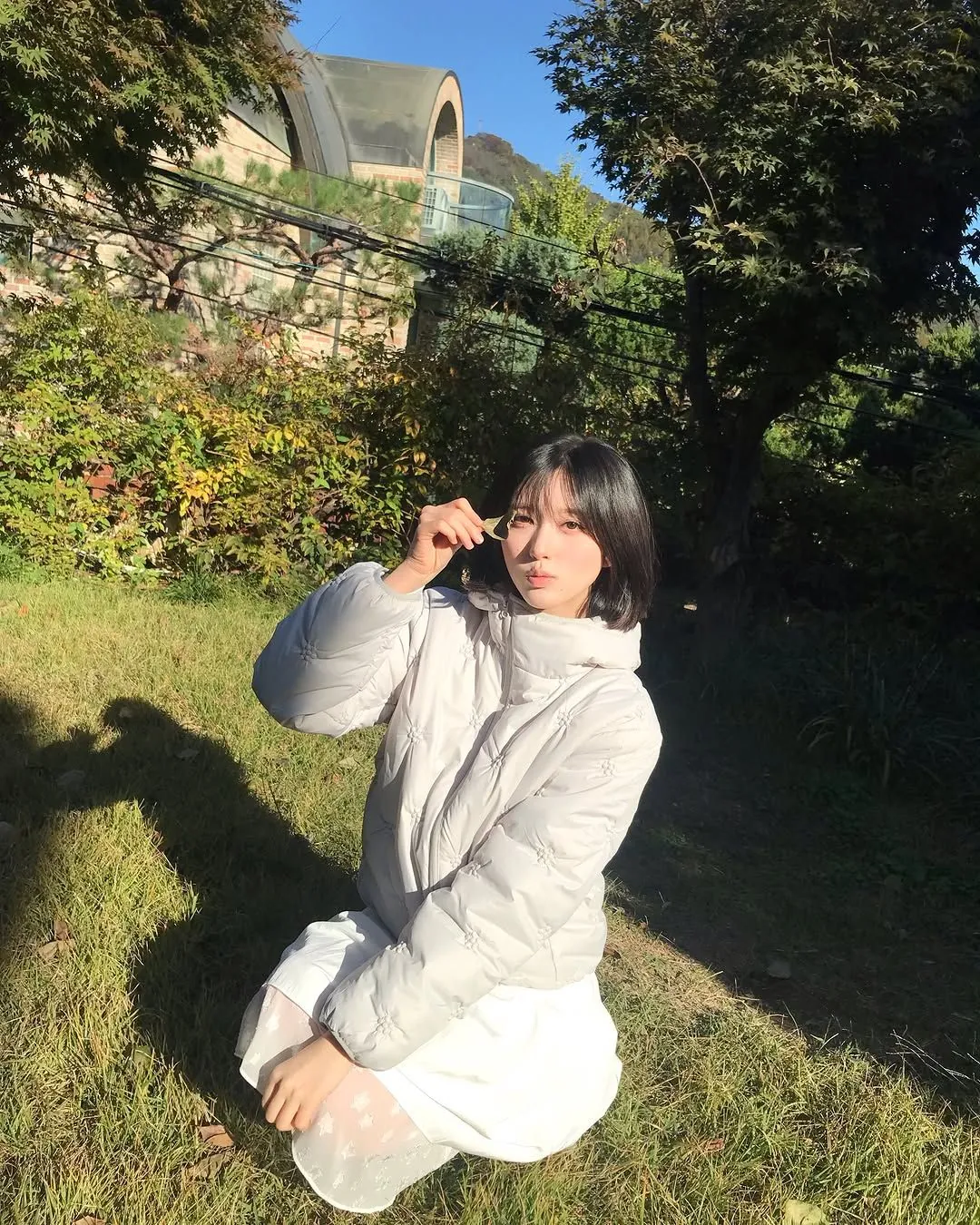 아이브 안유진 가을 레이 포토 모음
