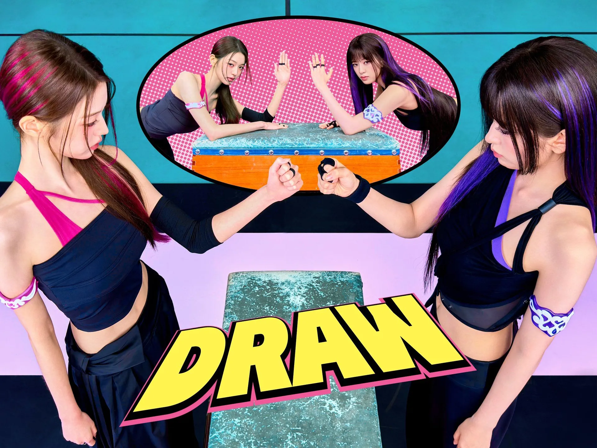 아이브 무대 끝나고 단체샷 하트 브이 파티