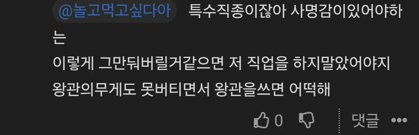 소아과 의사 전원 사직 소식에 달린 댓글 반응