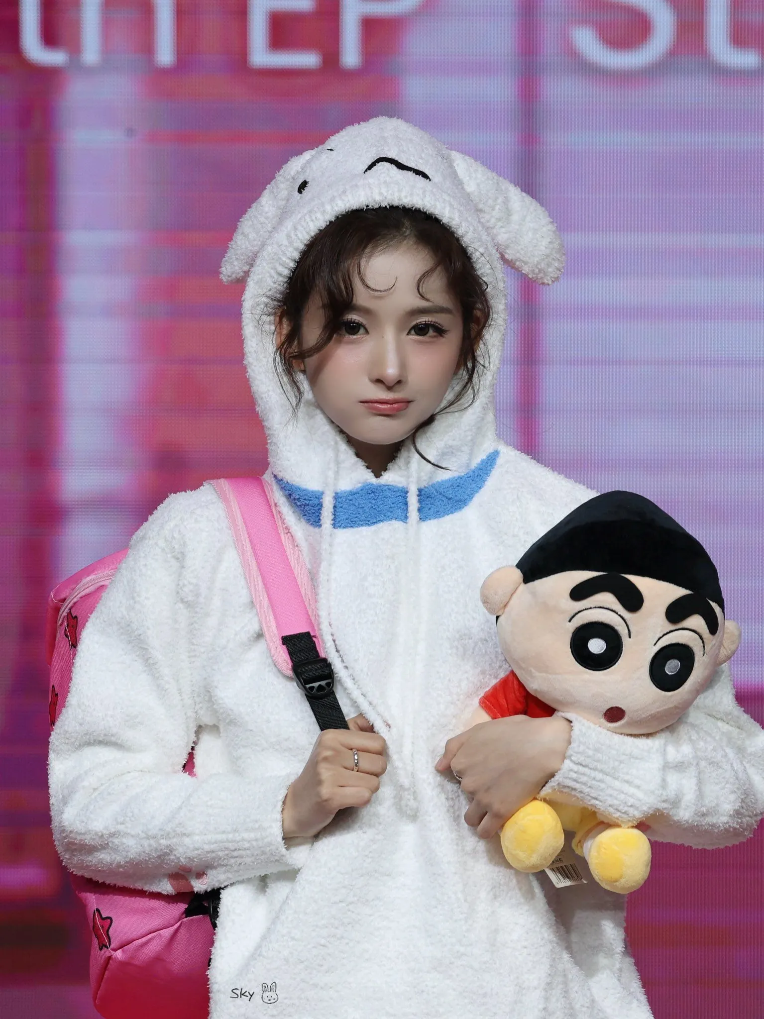 엔믹스 설윤 짱구 팝업 행사