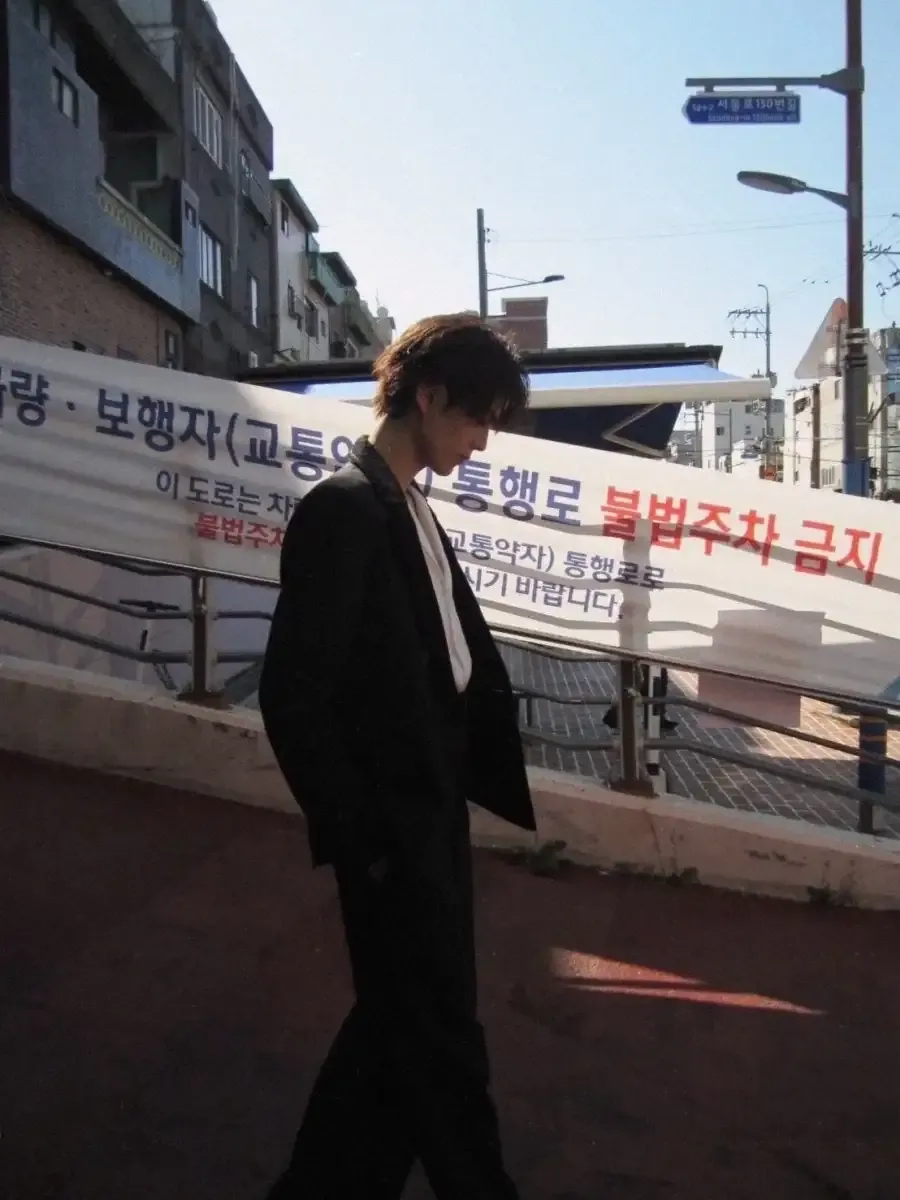칸히데 한국샷 불법주차금지랑 버스기사님 브이